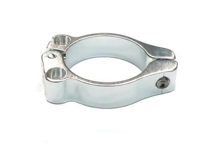 CABLE STOP CLAMP - 28.6mm Dia, SILVER