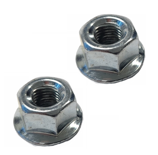 AXLE NUT - Front, 5/16" x 26T, Flanged, Bag of 2