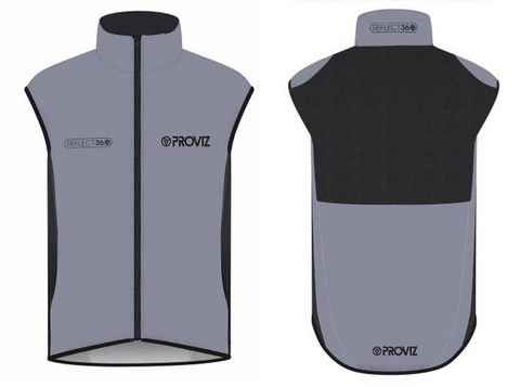 Gilet Performance cycling, Mens Size X-Small, 360REFLECT PERFORMANCE,  Proviz, more breathability,  PV1531
