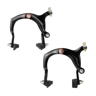 BRAKE - Alhonga BMX Caliper Brake Set, 67-85mm Reach, Alloy, Nutted, BLACK (Front & Rear)