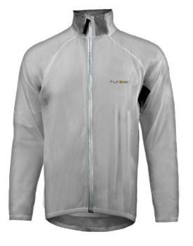 RAIN JACKET - FUNKIER SARONNO Mens Pro Light Rain Jacket, 100% Polyester, CLEAR, 3XL