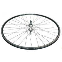 Wheel 700c Alex  R-450 D/w Black Rim , Screw On Q/r MultiSpeed Alloy Hub , Silver mach1 Spokes .REAR.