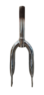 12" - O.D. 25.4mm, I.D. 21.1mm - Threaded Chrome Plated BMX Fork, 65mm Clearance