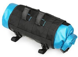 SAHOO  Bike Packing Handlebar Roll Bag , Blue/Black. 7L water proof L10,H15,W15cm velcro attach.