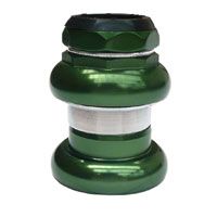 Head set,alloy,1-1/8 x 26T, 25.4x34x30mm, threaded, water seal, NO LOGO, anodised Green