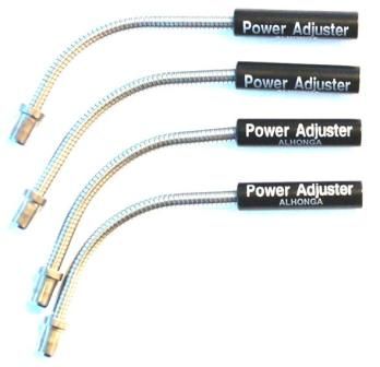 CABLE GUIDE - Flexible Angle Noodle With Power Modulator, Stainless Steel, SILVER (Bag of 4)