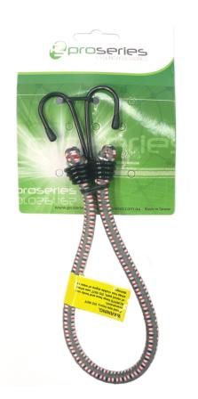 ELASTIC STRAP - Pro Series, Plastic Coated Metal Hooks, 8mm x 457mm