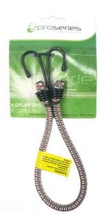 ELASTIC STRAP - Pro Series, Plastic Coated Metal Hooks, 8mm x 457mm