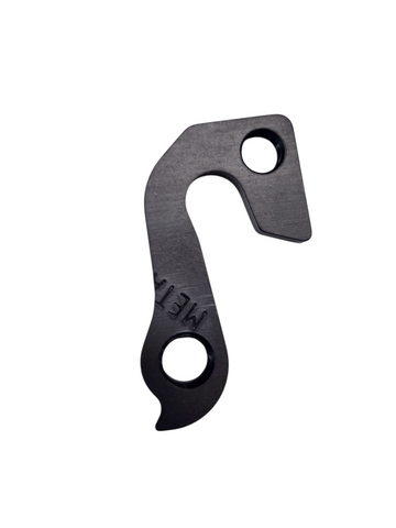 META CNC DERAILLEUR HANGER  - BLACKanodised,  Model 13, Material 6061 T651 Aviation Aluminium, CNC Machined, STELS, GT, etc (PILO D57)