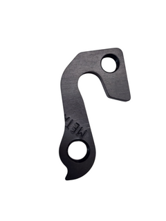 META CNC DERAILLEUR HANGER  - BLACKanodised,  Model 13, Material 6061 T651 Aviation Aluminium, CNC Machined, STELS, GT, etc