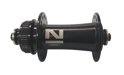 HUB "Novatec" Brand &ndash; FRONT - Q/R (100mm OLD) - Centerlock disc - 32H - Sealed Bearings &ndash; Black - W/Novatec logo