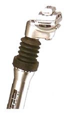 SUSPENSION SEATPOST  25.4 x 350mm, Micro-Adjust, Alloy SILVER