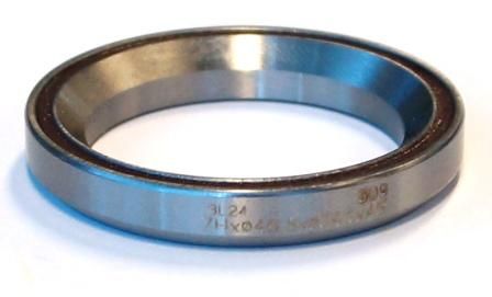 SEALED BEARING - 1 1/4   I.D. 34.1 x 46.8 x 7mm, 45deg x 45deg, Brown Coloured Dust Seal