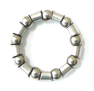 BALL RETAINER - 1/4" x 9B for BB, 28.6 diameter, Pack of 20 ( O.D. 34mm - I.D. 24mm)