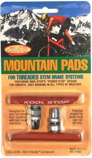 BRAKE  KOOL STOP  MT PAD SALMON  THREADED  KSMTTSA