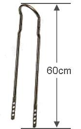 SISSY BAR - For 20" Dragstar Banana Saddle, 24" (60cm) Long, Chome Plated