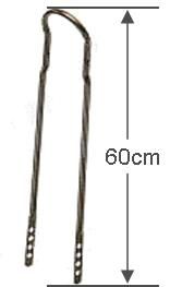 SISSY BAR - For 20" Dragstar Banana Saddle, 24" (60cm) Long, Chome Plated