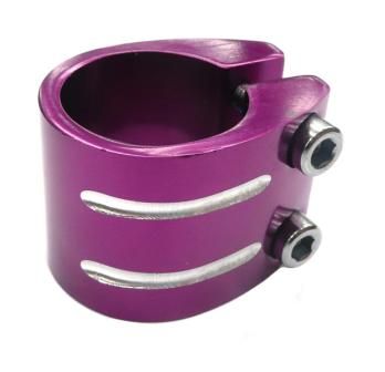 Clamp 31.8mm anod purple alloy
