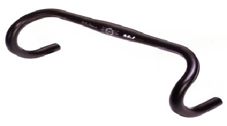 HANDLEBAR  31.8mm, 44cm Wide, 130mm Drop, 6061 Alloy, BLACK