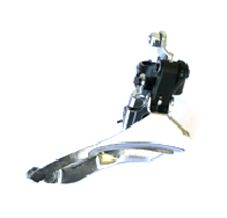 FRONT DERAILLEUR  3 Speed, Clamp Mount, Down Pull, 31.8  BLACK