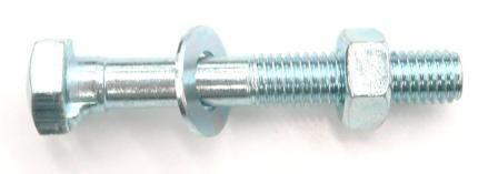BOLT  M8, 55mm, with Washer & Nut, Steel  (Sold Individually)