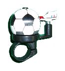 BELL - Alloy, Flick Bell, Soccer Ball & Boot, Small, Fits 25.4mm BB