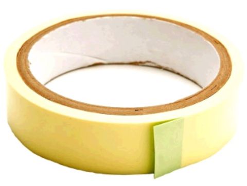 Rim Tape for TUBELESS Rims,   Width 17mm x 0.12mm x Length 10Metres, Yellow, Universal