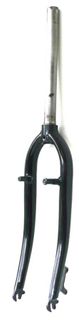 FORK  700 x 35C, Threadless, with Pivots and Disc Mount  (1.1/8, Stem 280mm) ( C -80mm)  Alloy,  BLACK