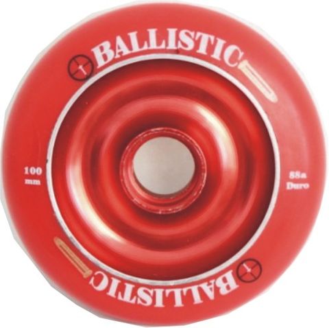 "Special Pricing"    S/wheel "Ballastic"  Red tyre on Red metal core" 100mm, 88A