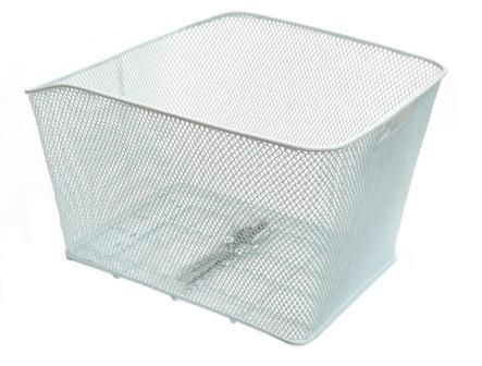 BASKET - Rear, Fixed with Fittings, White, 41cm x 33cm x 25cm