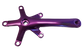 2 Piece Single Speed Crankset - 130BCD & 170mm Crank - For 103mm B.B. Purple, Alloy