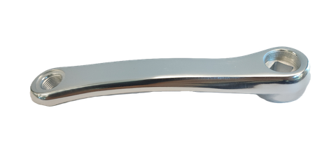 152mm - Left Diamond Taper Crank Arm - 30mm Offset, Alloy, Silver