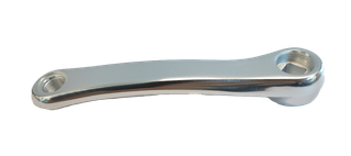 152mm - Left Diamond Taper Crank Arm - 30mm Offset, Alloy, Silver