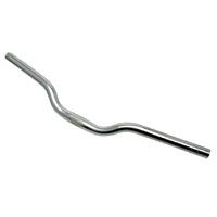 HANDLEBAR  25.4mm, 62cm Wide, 30mm Rise, Alloy  SILVER