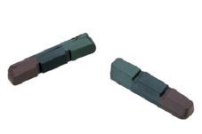 BRAKE PAD INSERTS ONLY - Shimano Compatible, Suits Item 1562, Triple Compound Pad, 54mm (Sold in Pairs)