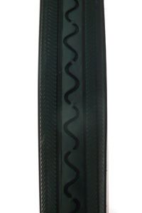 TYRE  27 x 1.1/4 BLACK with WHITE WALL (32-630)