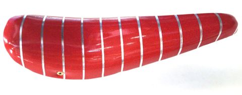 SADDLE  Banana,  for 20" High Riser, RED w/SPARKLES & Silver Stripe