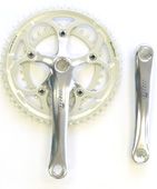 CHAINWHEEL SET  170mm x 34/50T  SILVER - (7/8 /9 speed)