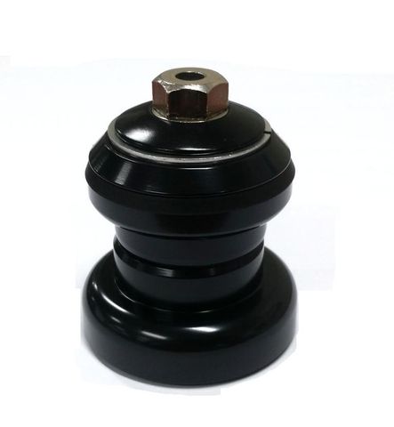 Headset 1 1/8 Black, threadless, for BMX, hollow cap, Neco, "Pig style" Heavy Duty, Oversized, cr-mo lower cup, 1-1/8" x 34mm x 30mm