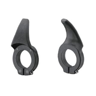 BAR END Mini Bar Carbon , Pair  BLACK