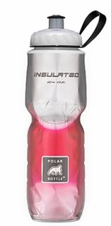 BOTTLE - Polar Insulated Water Bottle 700ml/24 oz, Standard Valve, FADE RED