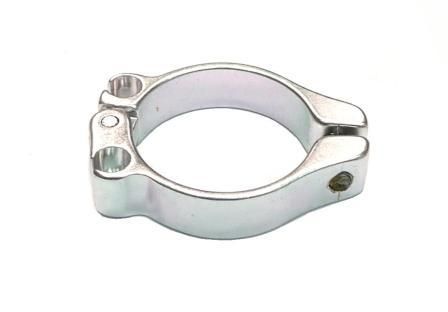 CABLE STOP CLAMP - 31.8mm Dia, SILVER