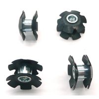 Star Nut, Size 1 1/8" - qty 4 per bag