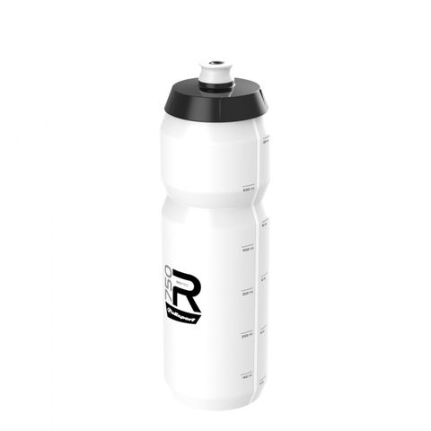 WATER BOTTLE, SENSATIONAL - wide mouth - easy squeeze  HIGH FLOW,  LIGHTWEIGHT SPORT BOTTLE 750ML WHITE Screw-On Cap Professional type - Quality Polisport product
