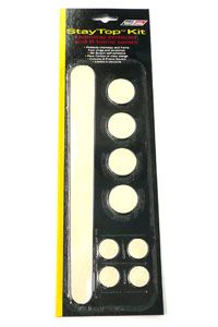 CHAIN STAY PROTECTOR - 3M Self-Adhesive, Includes 8 Individual Frame Protector Stickers, 260x27/20 Tapered, CLEARISH