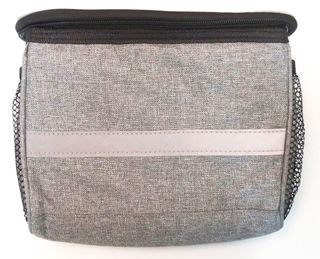 SAHOO  Handlebar bag , 3.5L vol, L23/W12/H18cm, velcro attach, GREY