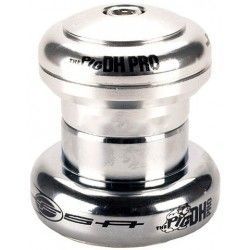Headset steel, Street Scooter, Threaded 1/1/8, Silver, caged bearing, 25.4 x 34 x 30mm