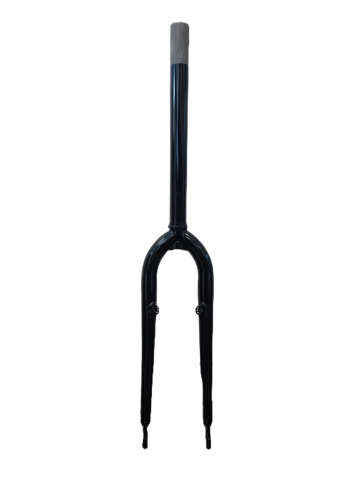 24" - O.D. 28.6mm, I.D. 25.4mm - Threadless Steel Fork With Pivots & Disc Mount, 70mm Clearance