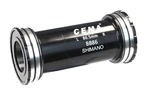 Bottom Bracket CEMA, Ceramic Hybrid, Press Fit Interlock, W:86.5 x OD:41, Axle 24/24 for SHIMANO / FSA BB, SRC-BT-86CBPR (16 Notch tool required for fitting NOT included)