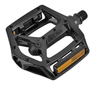 PEDALS  9/16" BMX, Alloy, 2DU Bearing, BLACK